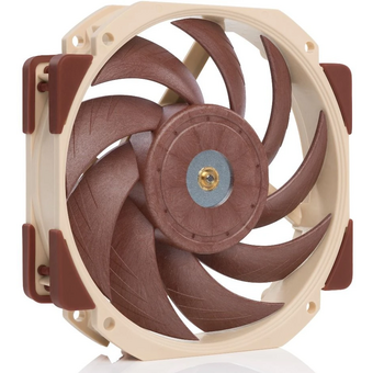  Кулер Noctua NF-A12x25r PWM (120x120x25mm, 4-pin 60.1CFM, 22.6dBA, 2000RPM, Beige/Brown) 