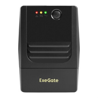  ИБП ExeGate Power NB-650.LED.AVR.4C13.USB (EX299483RUS) 650VA/390W, LED, AVR, 4*C13, USB, батарея 12V 7Ah, Black 
