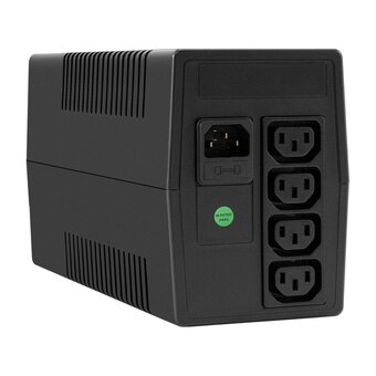  ИБП ExeGate Smart LB-500.LCD.AVR.4C13 (EX299636RUS) 500VA/300W, LCD, AVR, 4*C13, батарея 12V 4.5Ah, Black 