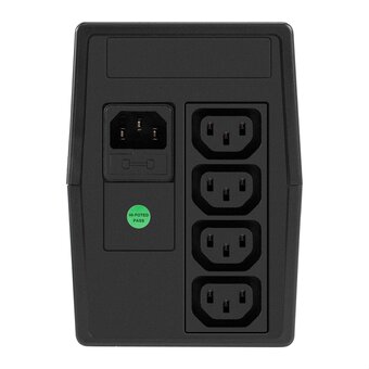  ИБП ExeGate Smart LB-500.LCD.AVR.4C13 (EX299636RUS) 500VA/300W, LCD, AVR, 4*C13, батарея 12V 4.5Ah, Black 