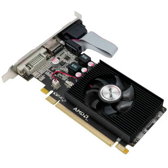  Видеокарта Afox R5 230 2GB (AFR5230-1024D3L1) DDR3 64bit DVI HDMI 1Fan LP RTL 