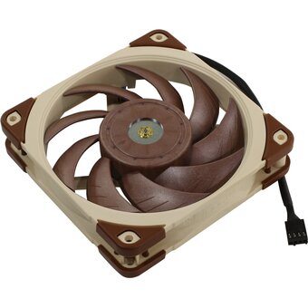  Кулер Noctua NF-A12x25 5V PWM (120x120x25mm, 4-pin 56.65CFM, 21.4dBA, 1900RPM, Beige/Brown) 