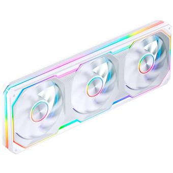  Вентилятор JONSBO XA-360W (3 in 1) 362х123х28мм (PWM, ARGB LED, 700-2400об/мин, белый) Retail 