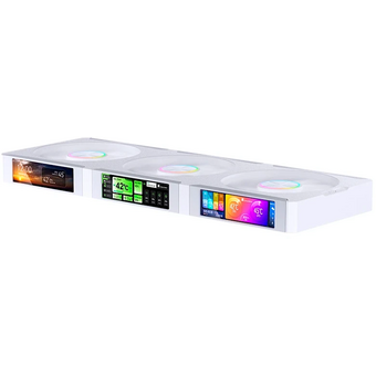  Вентилятор JONSBO ZC-360W (3 in 1) 363.8х130х28мм (PWM, ARGB LED, 700-2400об/мин, белый) Retail 