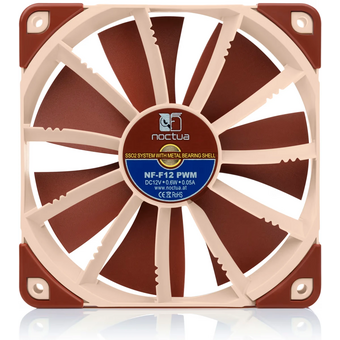  Вeнтилятор Noctua NF-F12 PWM (NF-F12 PWM) - 120mm, 1500 об/мин, 22.4 дБ, 4-pin PWM 