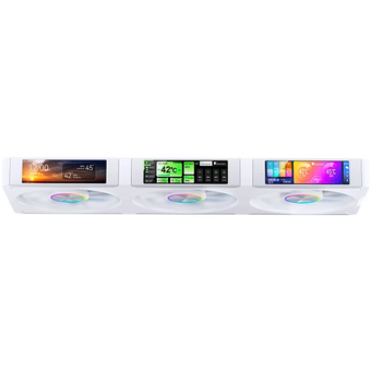  Вентилятор JONSBO ZC-360W (3 in 1) 363.8х130х28мм (PWM, ARGB LED, 700-2400об/мин, белый) Retail 