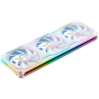  Вентилятор JONSBO XA-360W (3 in 1) 362х123х28мм (PWM, ARGB LED, 700-2400об/мин, белый) Retail 