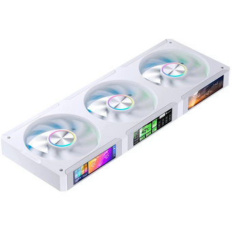  Вентилятор JONSBO ZC-360W (3 in 1) 363.8х130х28мм (PWM, ARGB LED, 700-2400об/мин, белый) Retail 