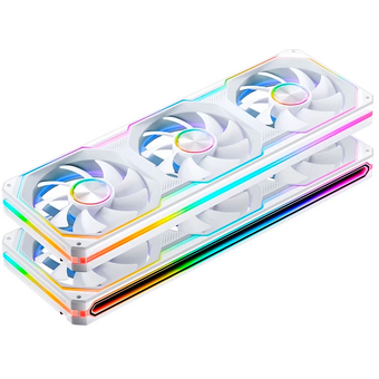  Вентилятор JONSBO XA-360W (3 in 1) 362х123х28мм (PWM, ARGB LED, 700-2400об/мин, белый) Retail 