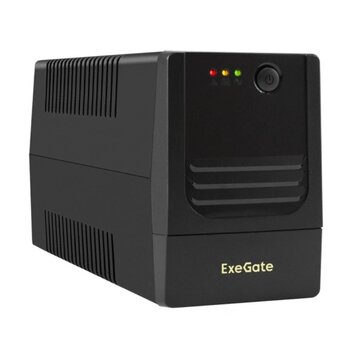  ИБП ExeGate Power NB-450.LED.AVR.2SH (EX299473RUS) 450VA/270W, LED, AVR, 2*Schuko, батарея 12V 4.5Ah, Black 