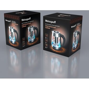 Электрочайник Weissgauff WK 1711 EcoGlass Filter TempControl 
