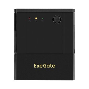  ИБП ExeGate SpecialPro UNB-1000.LED.AVR.4SH (EX299952RUS) 1000VA/700W, LED, AVR, 4*EU/Тип F(Schuko, батарея 12V 7.2Ah-2шт, металлический корпус 