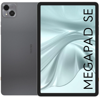  Планшет Tecno MegaPad 11 SE T1102W 685 (2.8) 8C 4/128Gb 10.95" IPS 1920x1200 Android 15 серый 8Mpix 5Mpix BT WiFi microSD 1Tb 8000mAh 1776hrs 