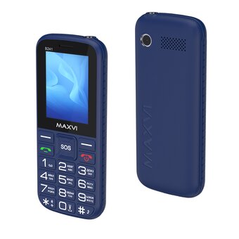  Мобильный телефон Maxvi B241 синий 