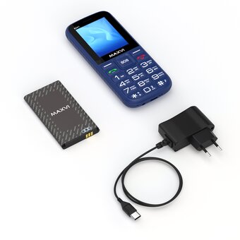  Мобильный телефон Maxvi B241 синий 