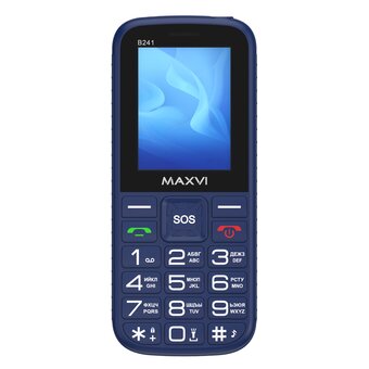  Мобильный телефон Maxvi B241 синий 