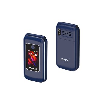  Мобильный телефон Maxvi E15 синий 