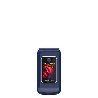  Мобильный телефон Maxvi E15 синий 