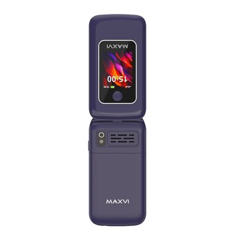  Мобильный телефон Maxvi E15 фиолетовый 