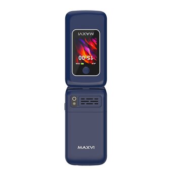 Мобильный телефон Maxvi E15 синий 