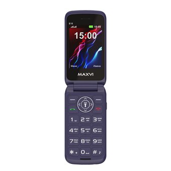  Мобильный телефон Maxvi E15 фиолетовый 