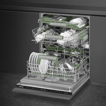  Встраиваемая посудомоечная машина Smeg STL7324AQLLW 