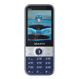  Мобильный телефон Maxvi X910 синий 