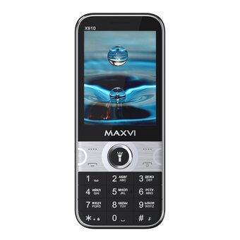  Мобильный телефон Maxvi X910 черный 