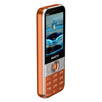  Мобильный телефон Maxvi X910 оранжевый 