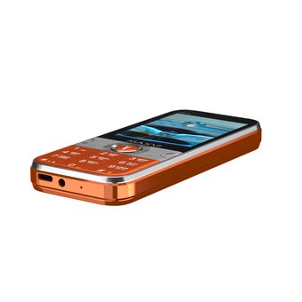  Мобильный телефон Maxvi X910 оранжевый 