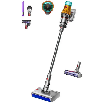  Пылесос Dyson SV27 545Вт серебристый/оранжевый (485350-01) 