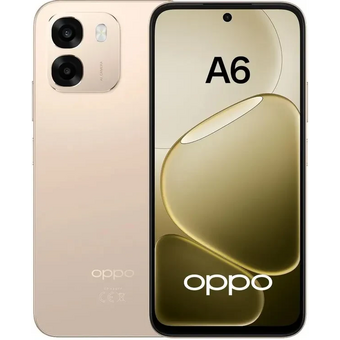  Смартфон OPPO A6 8/256Gb, шампань 