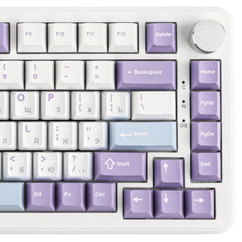  Клавиатура Ajazz AK820 Max Magnetic Switches фиолетовый/белый/синий 