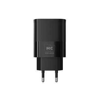  СЗУ More Choice NC81/НС81 1USB+1Type-C 3.0A QC3.0+PD20Вт Black 
