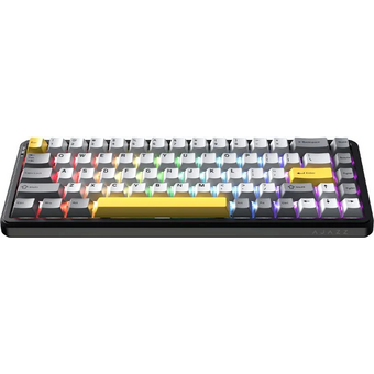  Клавиатура Ajazz AK680 Max (8+1K) черный/серый/желтый 