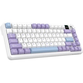  Клавиатура Ajazz AK820 Max Plus Murad Switch фиолетовый/белый/синий 