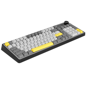  Клавиатура Ajazz AK980 V2 Gift Switch черный/серый/желтый 