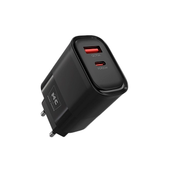 СЗУ More Choice NC81/НС81 1USB+1Type-C 3.0A QC3.0+PD20Вт Black 