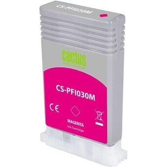  Картридж струйный Cactus CS-R-PFI030M-CHIP пурпурный 55мл для Canon imagePrograf TA-20/30/TM-240/340 