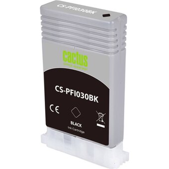  Картридж струйный Cactus CS-R-PFI030BK черный 55мл для Canon imagePrograf TA-20/30/TM-240/340 