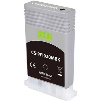  Картридж струйный Cactus CS-R-PFI030MBK-CHIP черный матовый 55мл для Canon imagePrograf TA-20/30/TM-240/340 
