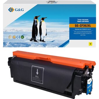  Картридж лазерный G&G GG-CF362XL желтый 18000стр для HP CLJ M552dn/M553N/M553DN/M553X/M577C/M577Z/M577F/M577DN 