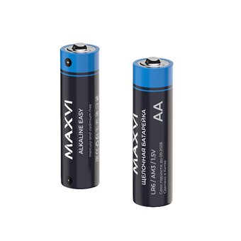  Щелочная батарейка Maxvi MBLR6ES2, Easy, AA, alkaline, 2шт 