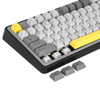  Клавиатура Ajazz AK980 V2 Gift Switch черный/серый/желтый 