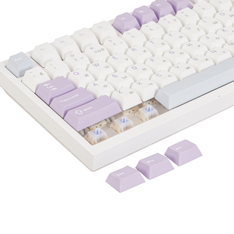  Клавиатура Ajazz AK820 Pro Gift Switch фиолетовый/белый/синий 