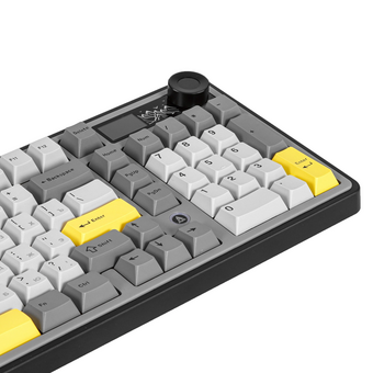  Клавиатура Ajazz AK980 V2 Gift Switch черный/серый/желтый 