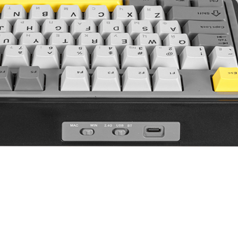  Клавиатура Ajazz AK980 V2 Gift Switch черный/серый/желтый 