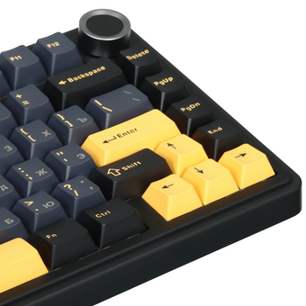 Клавиатура AULA F75 Black-Dark Blue-Orange Reaper Switches 