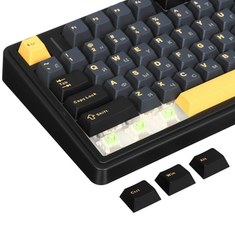  Клавиатура AULA F75 Black-Dark Blue-Orange Reaper Switches 