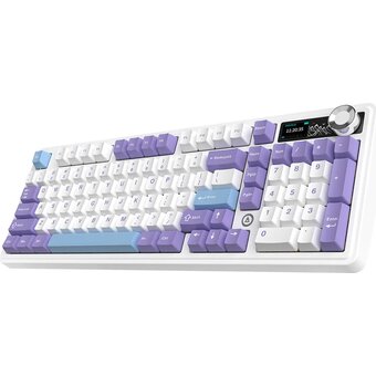  Клавиатура Ajazz AK980 V2 фиолетовый/белый/синий 